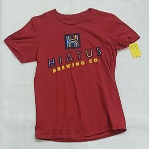 Hiatus Brewing Co. Red Graphic Tee Sz S – Craft Beer Style